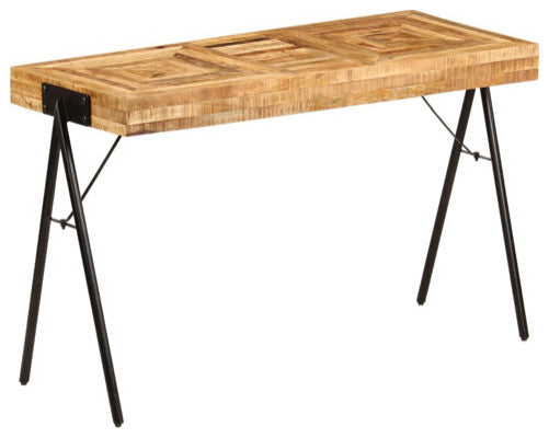 vidaXL Writing Table Computer Desk Study Table for Home Office Solid Mango Wood