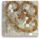 Marble Mosaic Border Decorative Tile Everlasting Onyx White 4.7x4.7, 1 piece