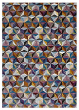 Arisa Geometric Hexagon Mosaic 5x8 Area Rug