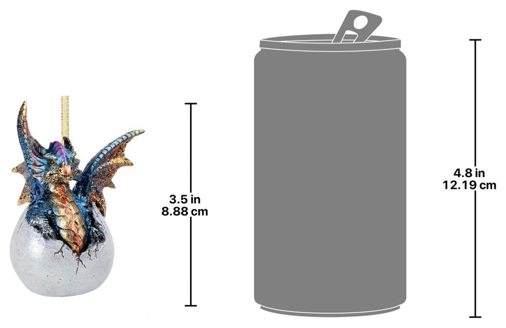 Set of 3 Hard Boiled Dragon Ornaments