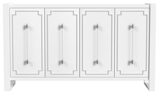 Mariah Server - Pearlized White/Silver Trim