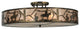 48 Wide Cowboy Semi-Flushmount