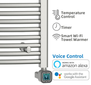 HEATGENE Smart Towel Warmer With Timer and Temperature Control, Brush