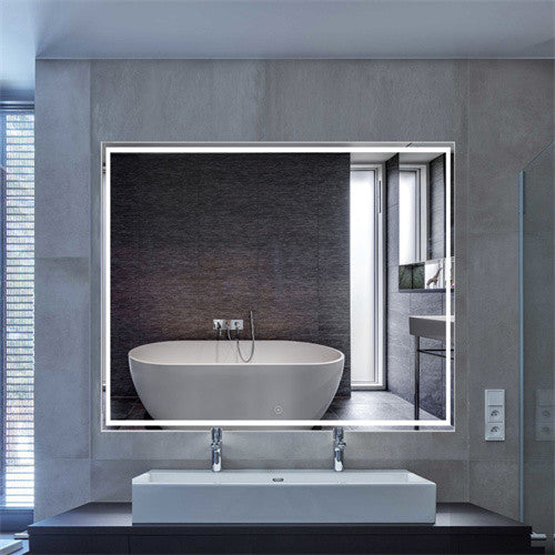 Ledel LED Lighted Bathroom Mirror Wall Mount Backlit Vanity Mirror, 40"x32"