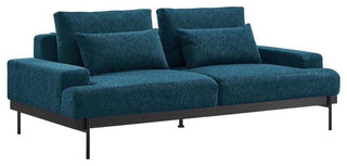 Proximity Upholstered Fabric Sofa, Azure