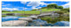 Japanese Garden in Okayama, Landscape Canvas Art Print, 70"x28", 6 Panels