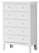 Glory Furniture Primo 5 Drawer Chest in White