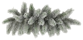 34 Tips Christmas Pine Swag with Frosted Snow Tips