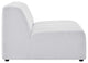 Bartlett Upholstered Fabric Upholstered Fabric 4-Piece Sectional Sofa Ivory