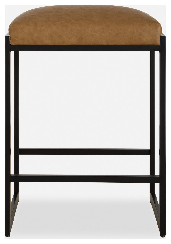 Uttermost - 23446 - Counter Stool - Atticus - Satin Black