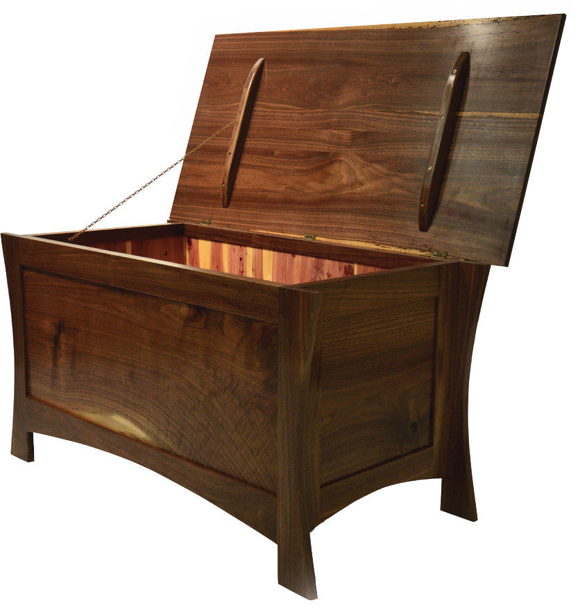 INCREDIBLE Black Walnut Blanket Chest- Great Wedding Gift!
