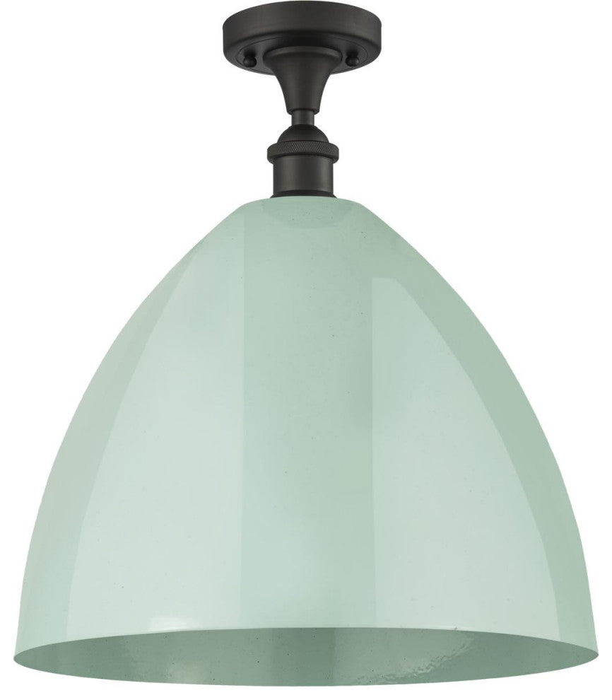Innovations 516-1C-OB-MBD-16-SF-LED 1 Light Semi-Flush Mount, Oil Rubbed Bronze