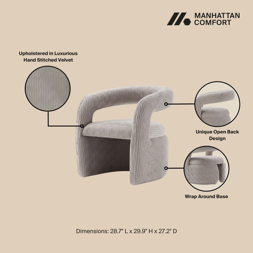 Manhattan Comfort Corvette Dining Chairs, Set of 2