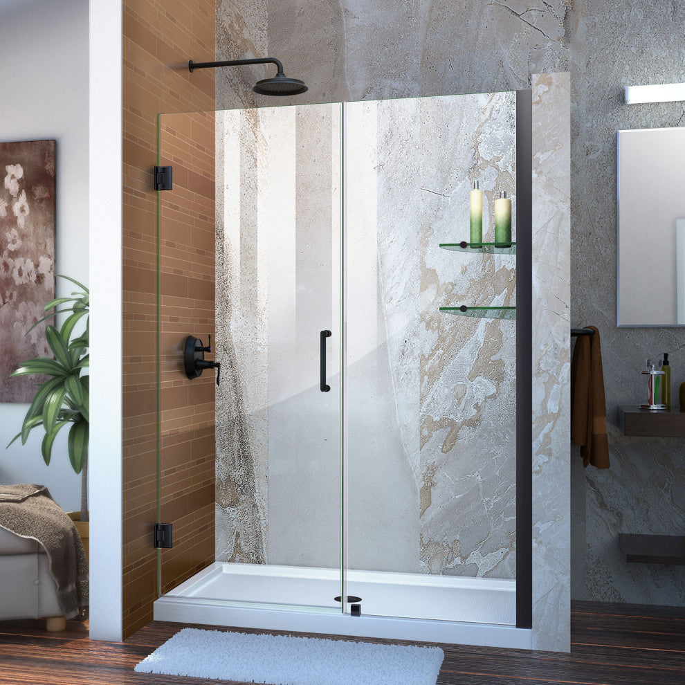 Dreamline Unidoor Min 48" To Max 49" Frameless Hinged Shower Door