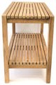 Teak Shower Bench Fiji 30" (75 cm) with Shelf