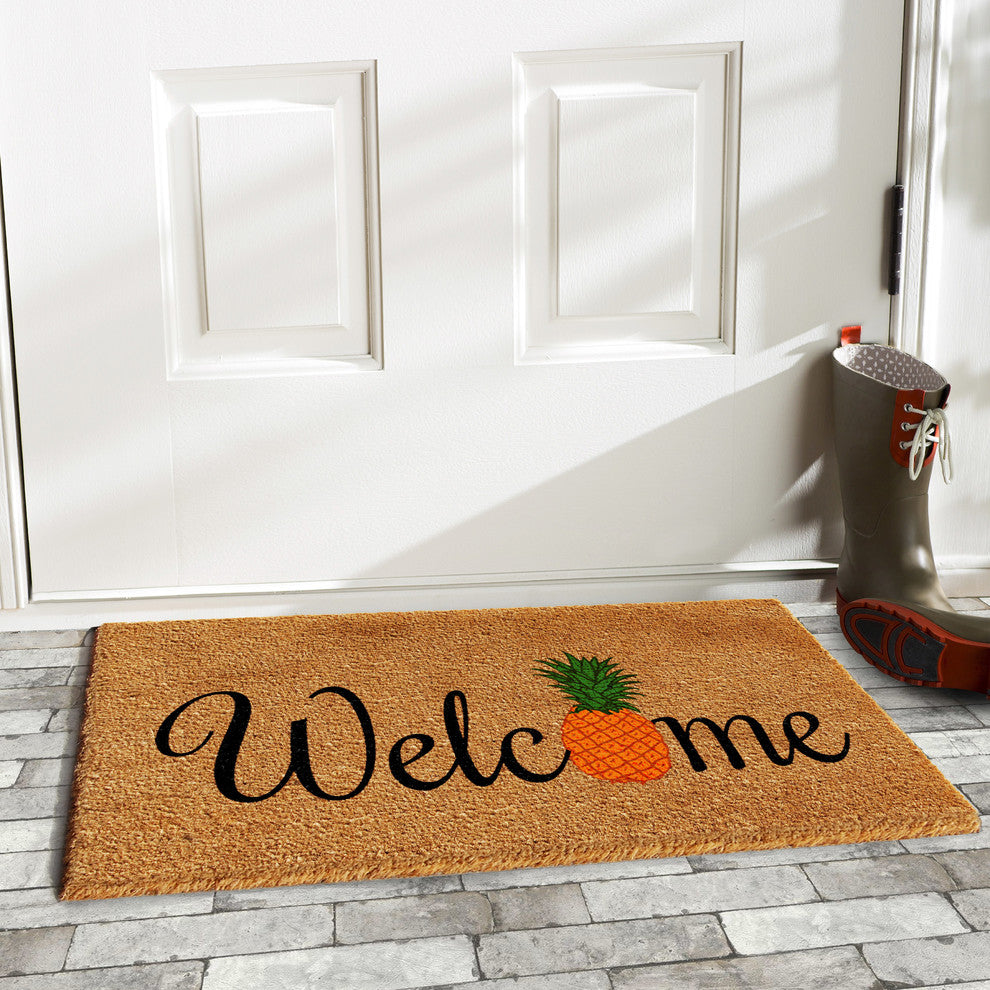 Pineapple Fun Doormat, 24"x36"