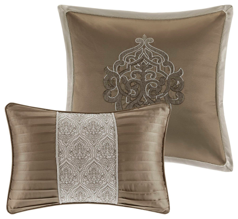 Madison Park Odette 8 Piece Jacquard Comforter Set