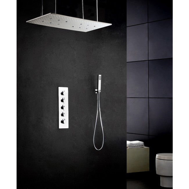 Verona Temperature Controlled LED Shower System