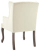 Side Dining Chair, Set of 2, Velvet, Ivory White, Modern, Cafe Bistro Restaurant
