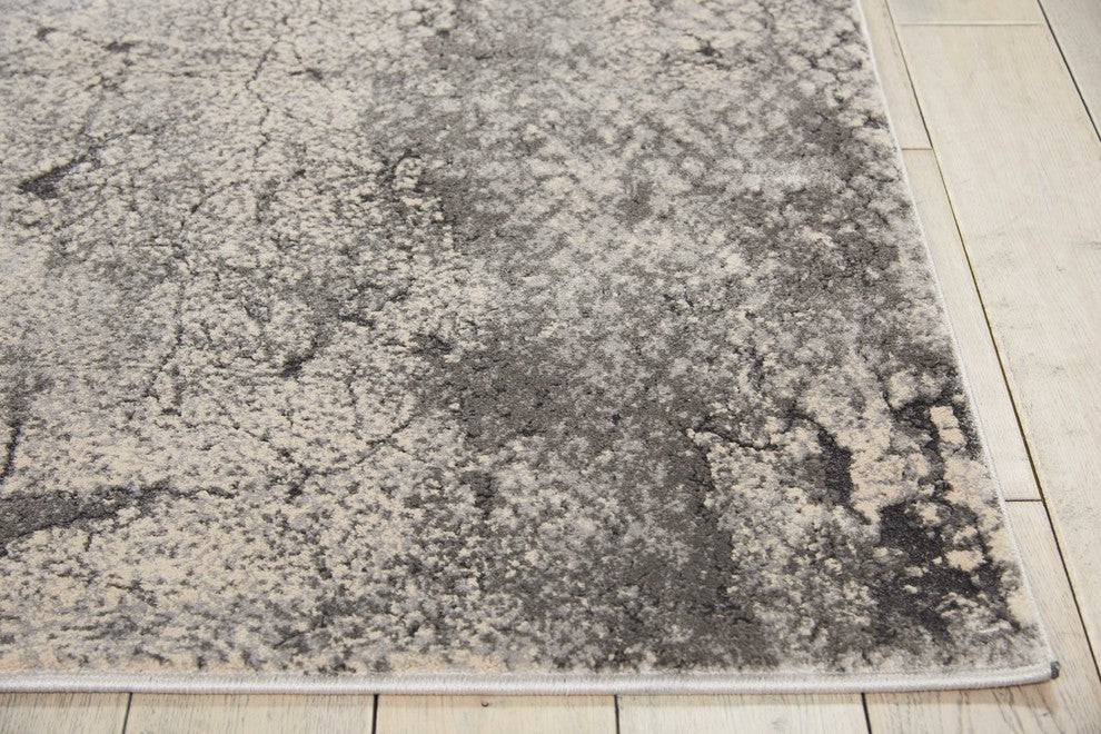 Kathy Ireland Heritage Gray Area Rug By Nourison, 5'2"x7'3"