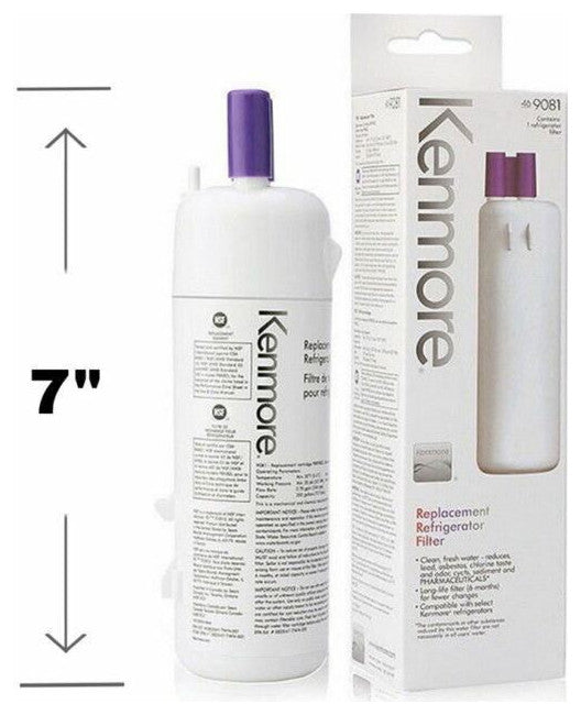 2 Pack Kenmore 9081 469081 46-9930 Refrigerator Fresh Ice Water Filter Sealed