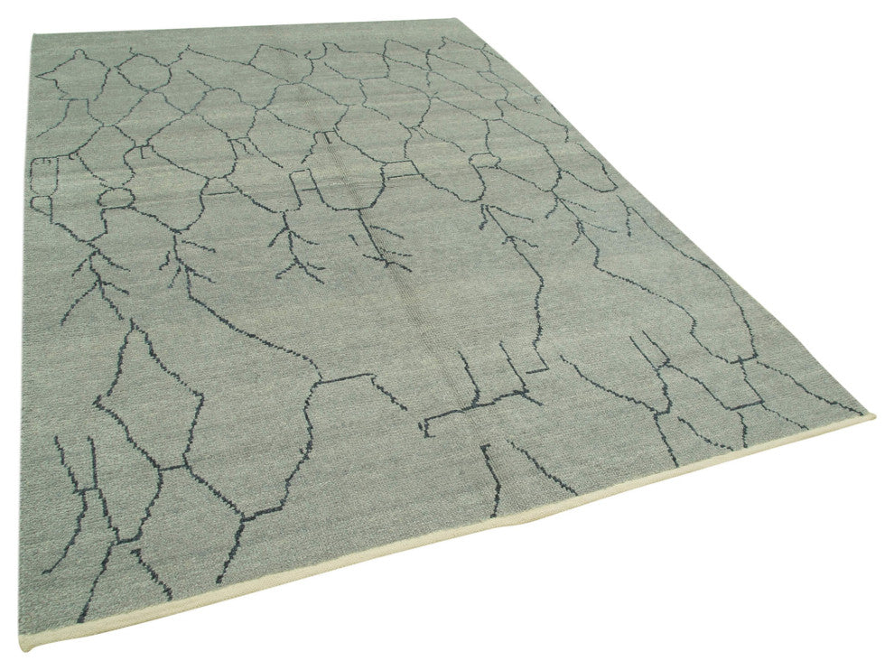 Rug N Carpet - Handmade Decorative 6' 2'' x 9' 1'' Moroccan Area Rug