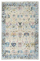 Ivory Hand Knotted Mahal Design Wool vegetable Dyes Oriental Rug 5'10"x8'10"