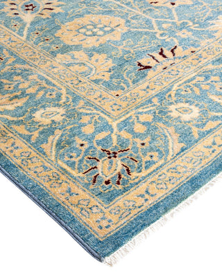 Overdyed, One-of-a-Kind Hand-Knotted Area Rug Blue, 6'1"x9'0"