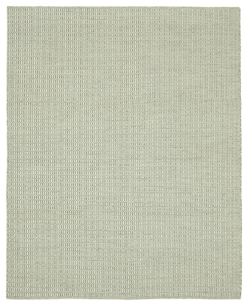 Rug N Carpet - Hand-knotted Modern Design 8' 0'' x 10' 0'' Wool Unique Kilim Rug