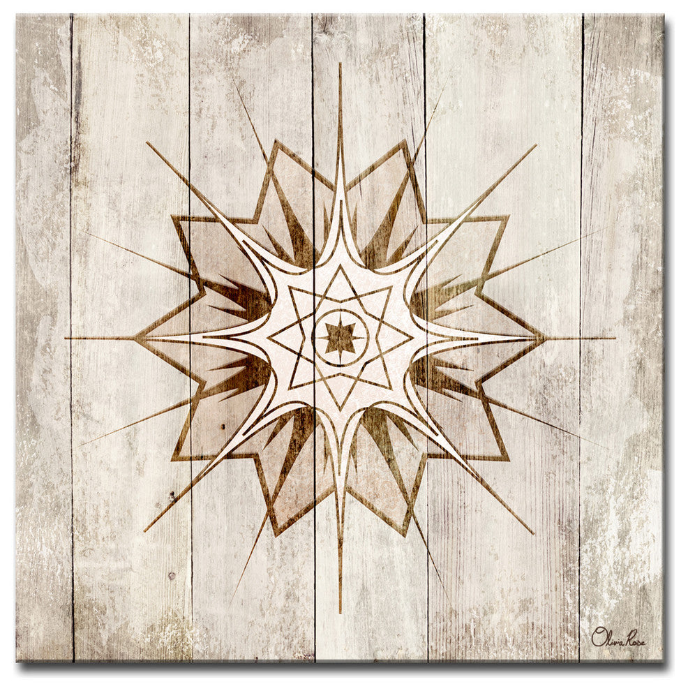 Ready2HangArt Inspirational 'Sun Star I' Wrapped Canvas Wall Art