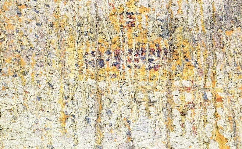 Kazimir Malevich Winter Landscape, 18"x27" Wall Decal