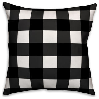 Alabama Buffalo Check 18x18 Spun Poly Pillow