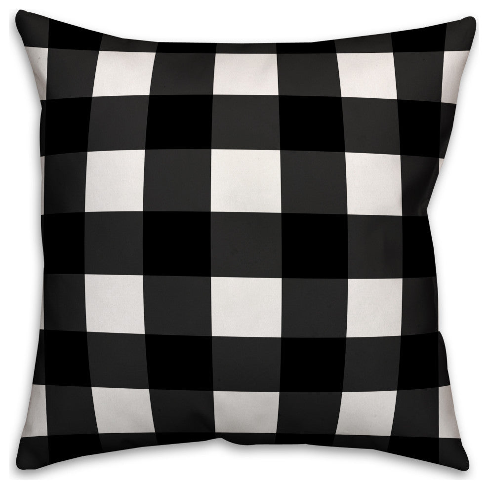 Alabama Buffalo Check 18x18 Spun Poly Pillow