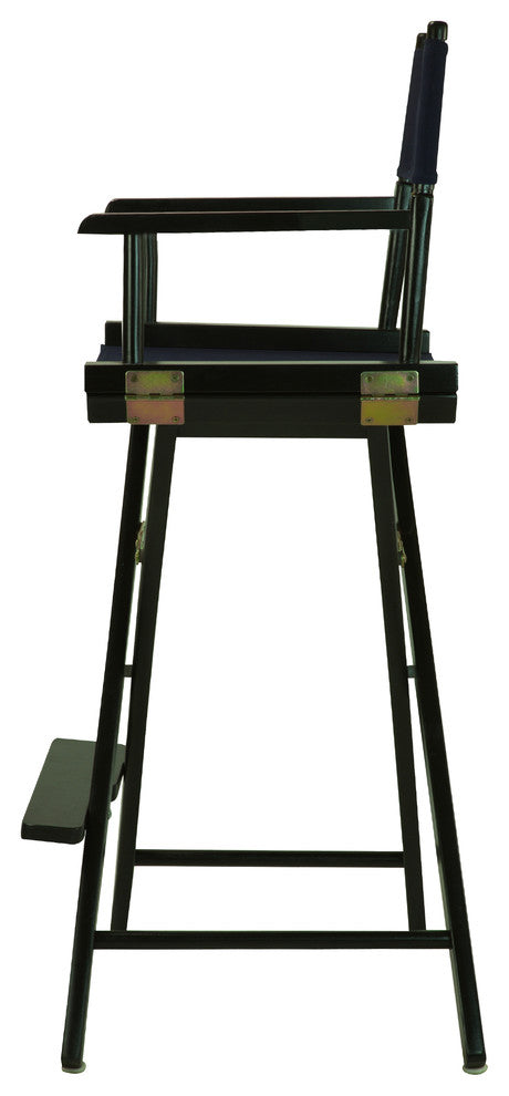 030" Director's Chair Black Frame-Navy Blue Canvas