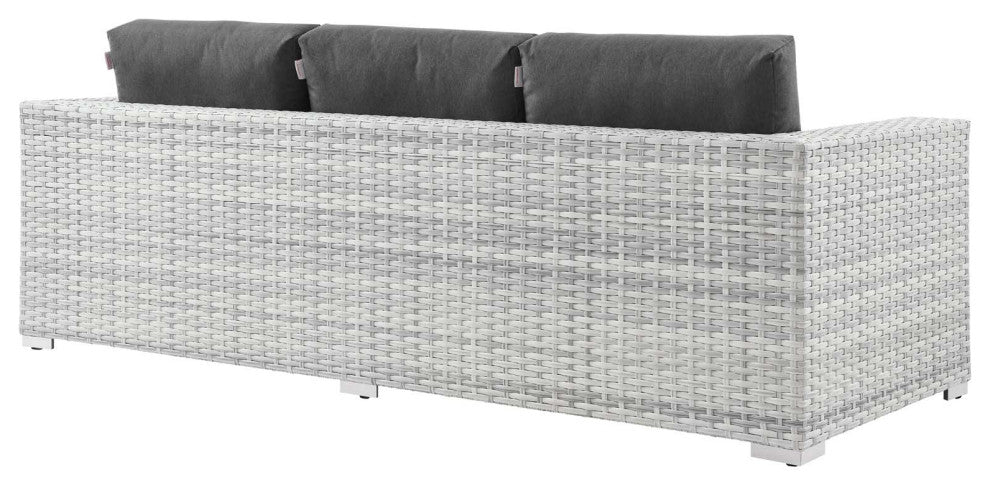 Convene 4-Piece Outdoor Patio Set - Light Gray Charcoal