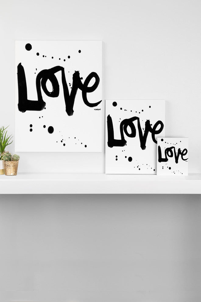Deny Designs Kal Barteski Love 1 Art Canvas