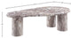 Sassari Finished Concrete Indoor/Outdoor Coffee Table, Brown Finish