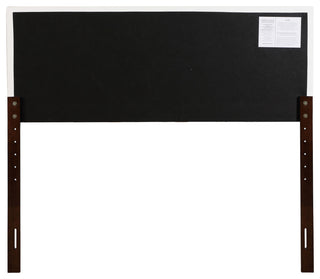 Novo Faux Leather Headboard, White, Queen