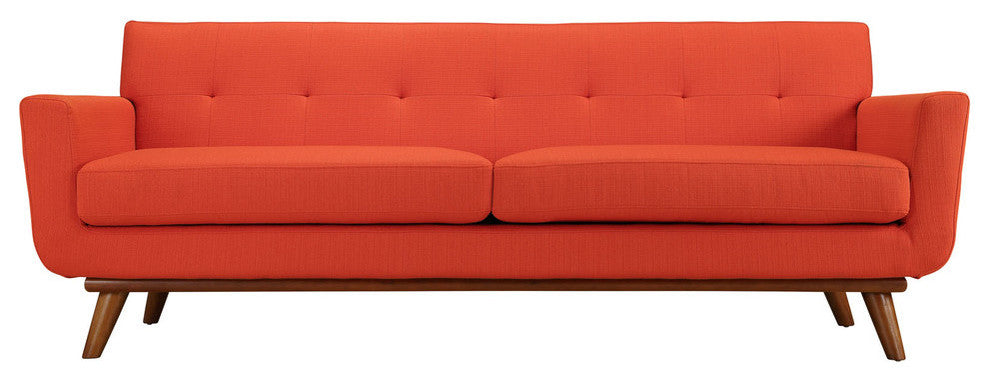 Modern Contemporary Living Room Sofa Atomic Red