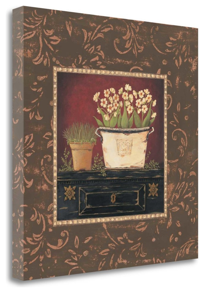 "Floral III" By Jo Moulton, Giclee Print on Gallery Wrap Canvas, Ready to Hang