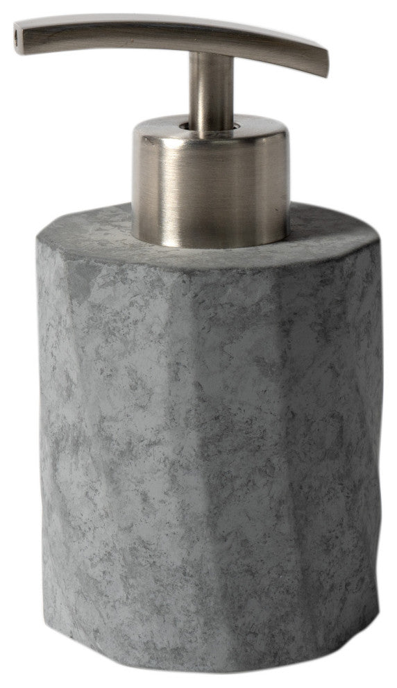 ALFI brand ABCO1019 5 Piece Solid Concrete Gray Matte Bathroom Accessory Set