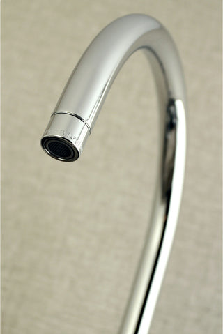 Wall Mount Kitchen Faucet, Polished Chrome
