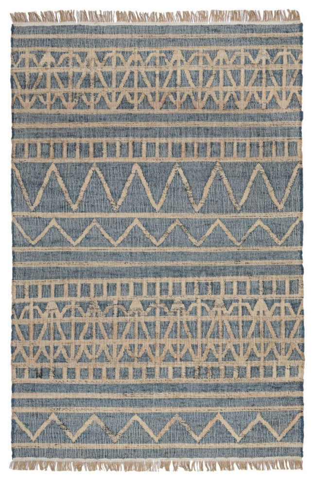 Classic Home Kingston Distressed Sapphire 5x8 Rug