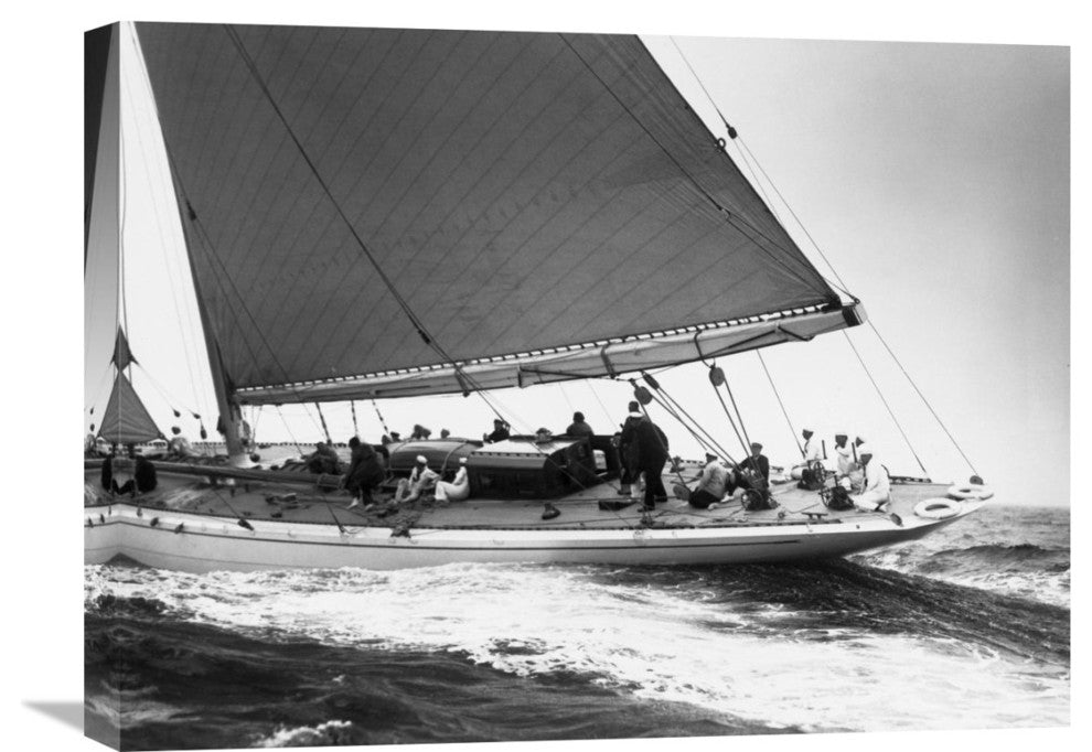 "Yankee Cruising on East Coast, 1936" Canvas Giclee by Edwin Levick, 24"x18"