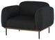 Benson Activated Charcoal Fabric Single Seat Sofa