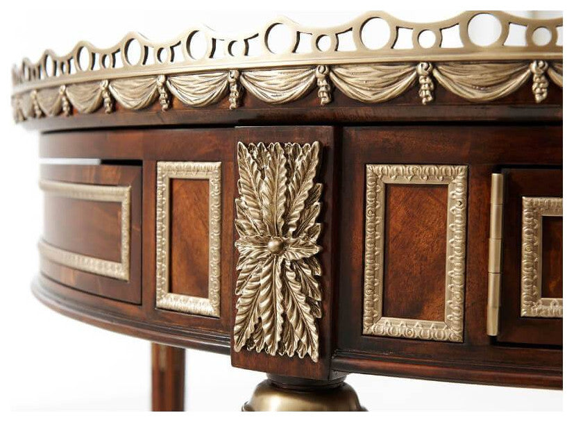 Louis XVI Mahogany Mechanical Center Table