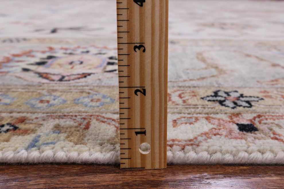 8' 10" X 12' 1" Persian Tabriz Hand-Knotted Wool Rug Q9015