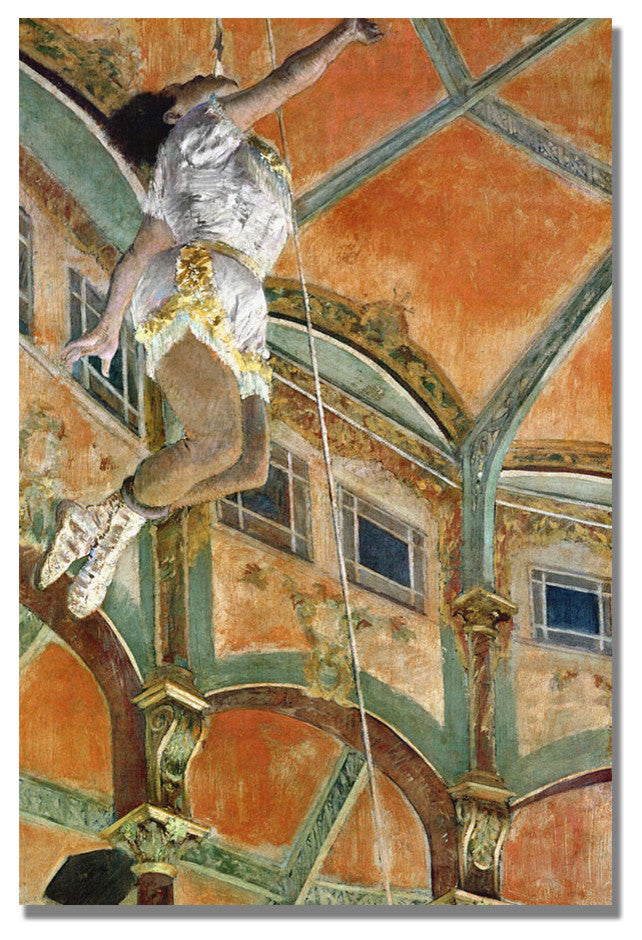 ''Miss la la at The Cirque Fernando'' Canvas Art by Edgar Degas