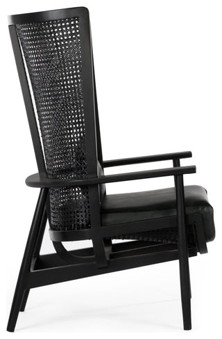 Wingman Cane Accent Chair