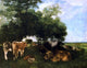 Gustave Courbet The Rest During the Harvest Season Wall Decal